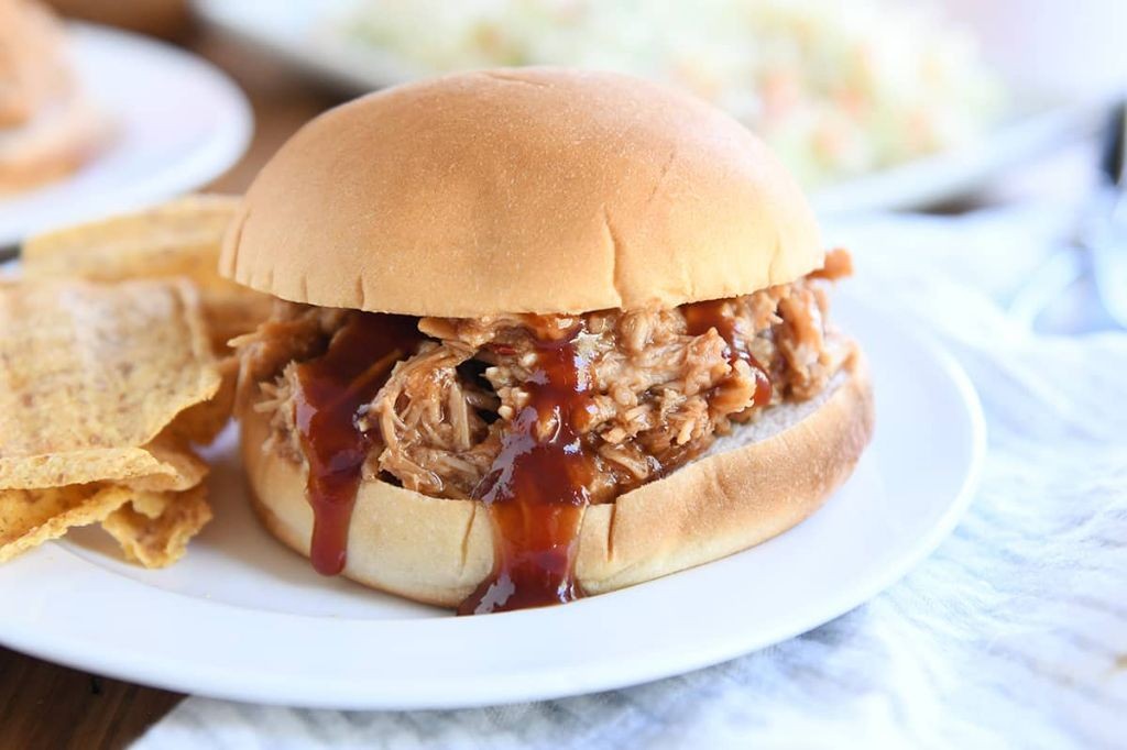 BBQ Pulled Pork Pinwheel Sandwiches