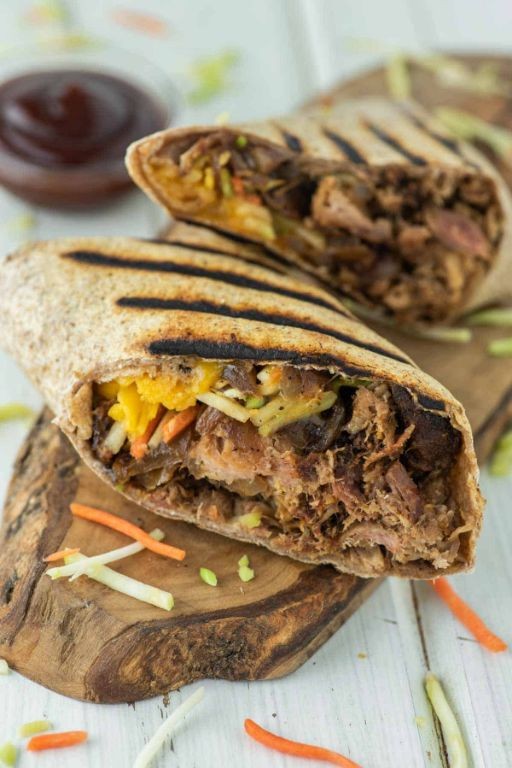 BBQ Pulled Pork Tortilla Roll Ups