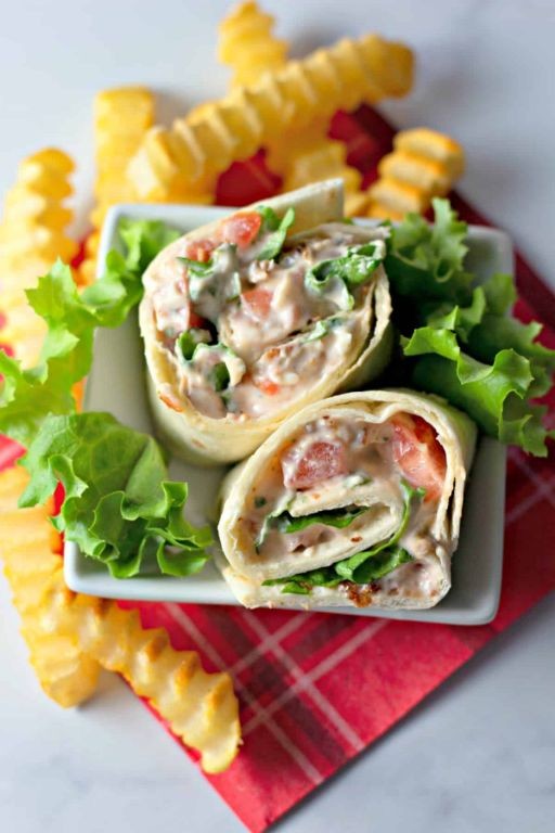 BLT Tortilla Roll Ups