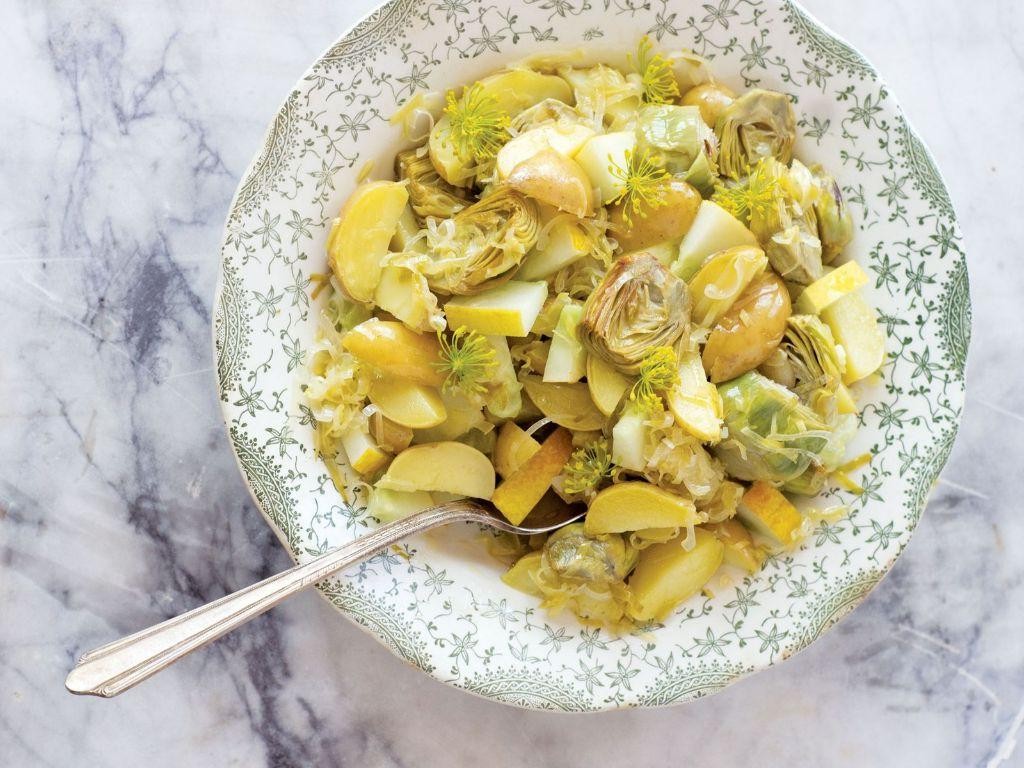 Baby Artichoke and Potato Salad