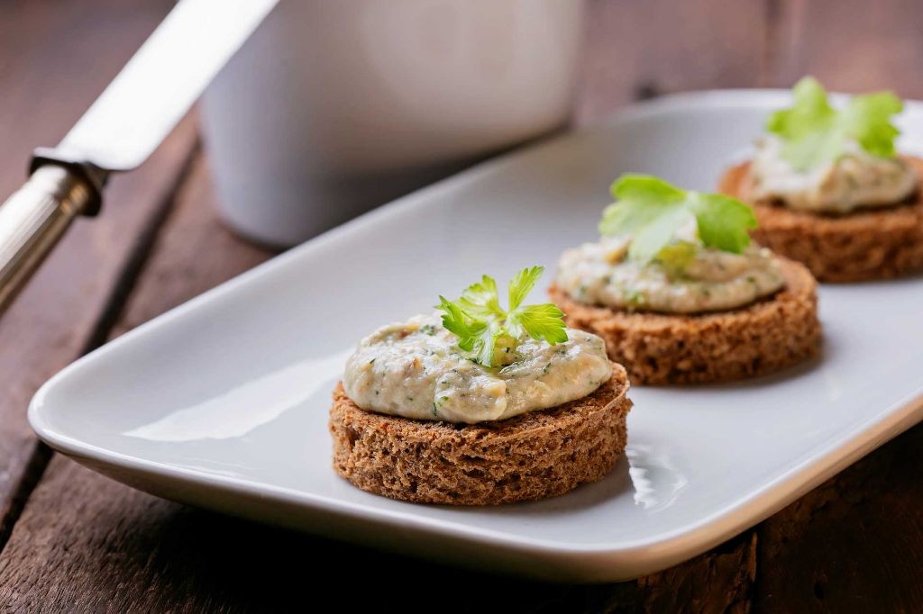 Baccala Mantecato on Crostini