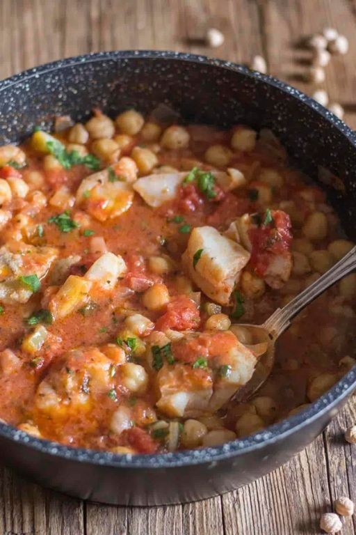 Baccala and Chickpea Soup