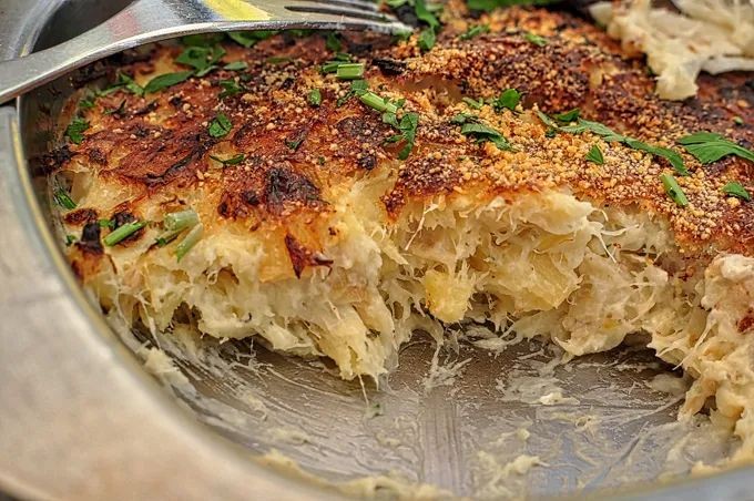 Baccala in Creamy Garlic Sauce