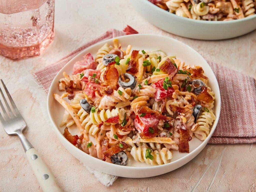Bacon Ranch Pasta Zero Salad