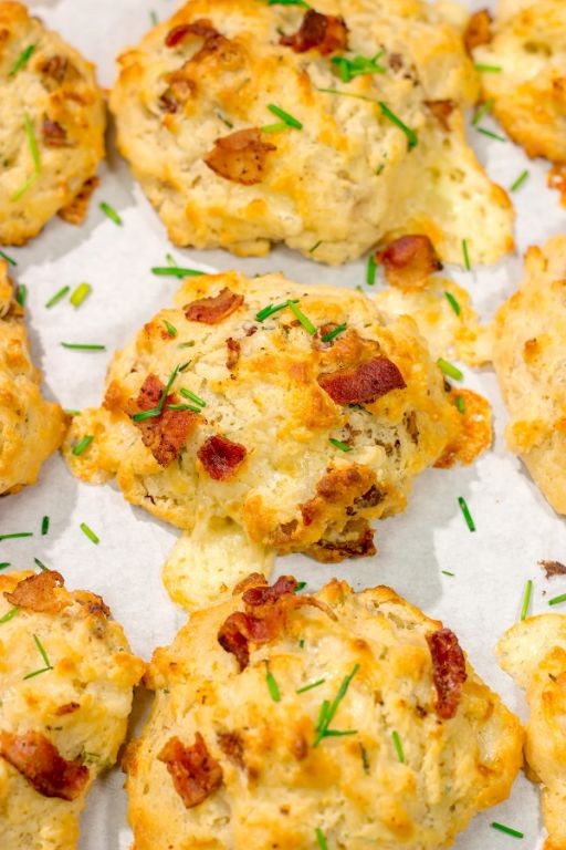 Bacon and Cheddar Drop Biscuits