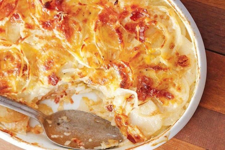 Bacon and Potato Gratin