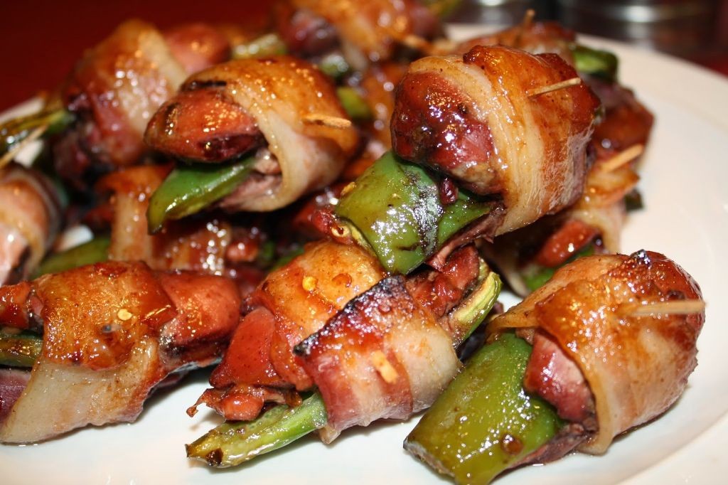 Bacon-Wrapped Dove with Bourbon Glaze