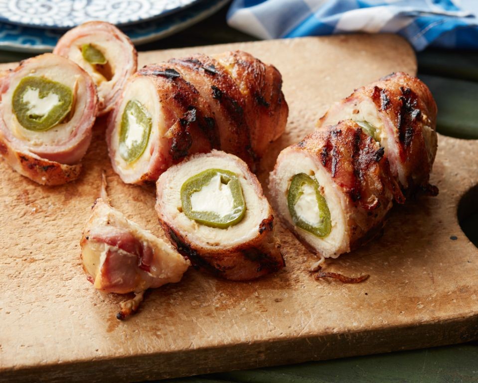 Bacon-Wrapped Jalapeño Popper Chicken
