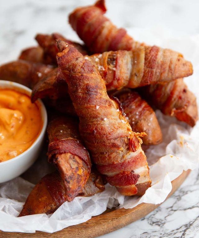 Bacon-Wrapped Potato Wedges