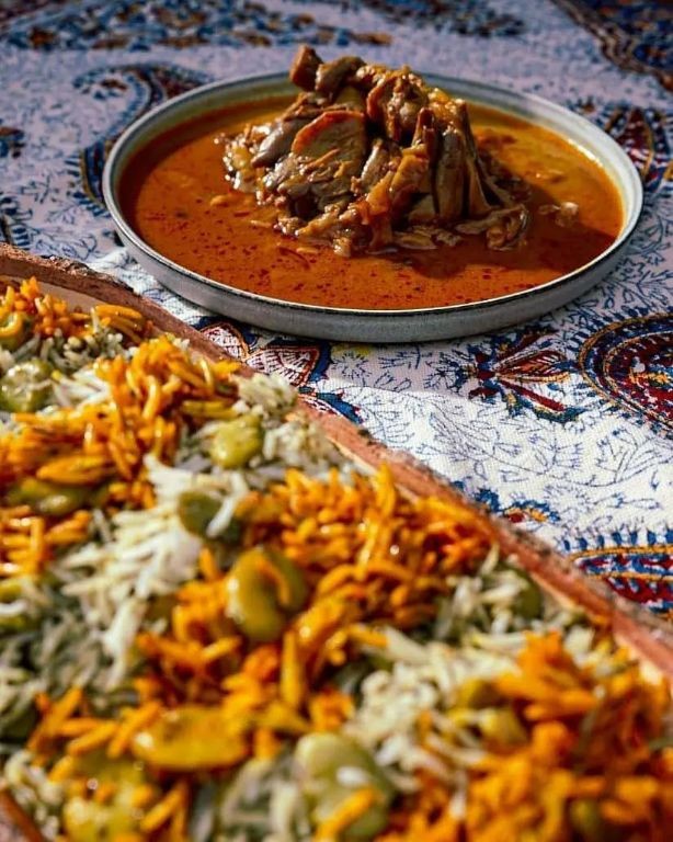 Baghali Polo with Lamb