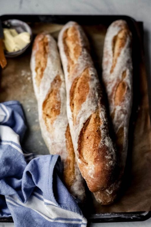 Baguette-Style Artisan French Bread