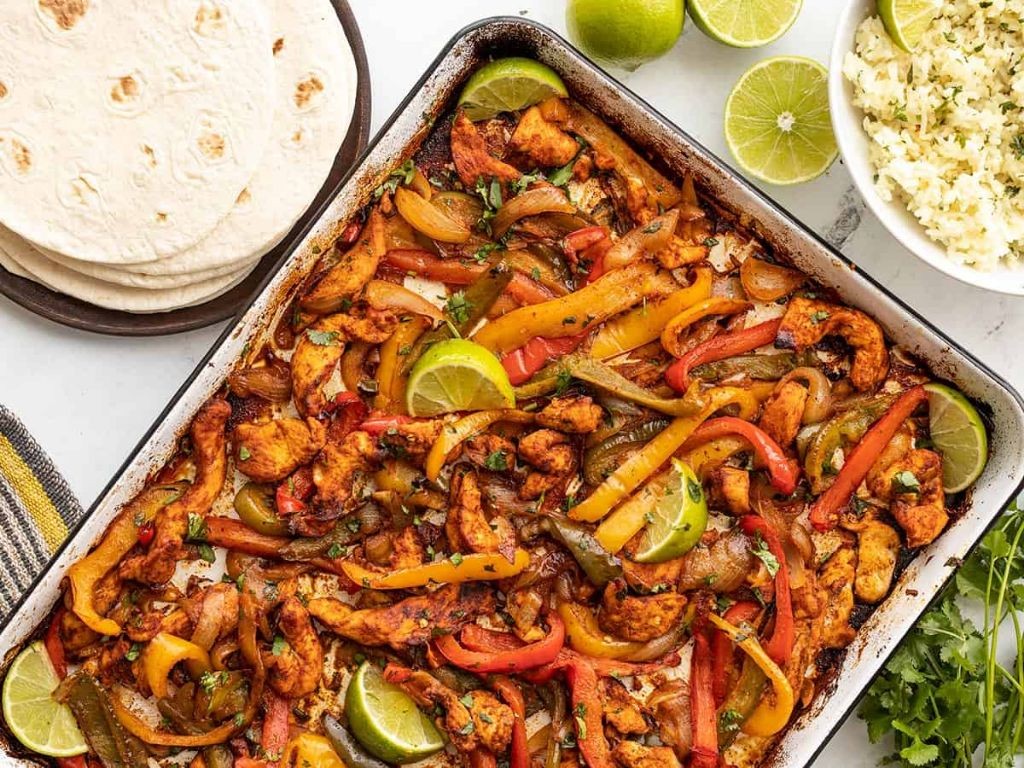 Baked Chicken Fajitas