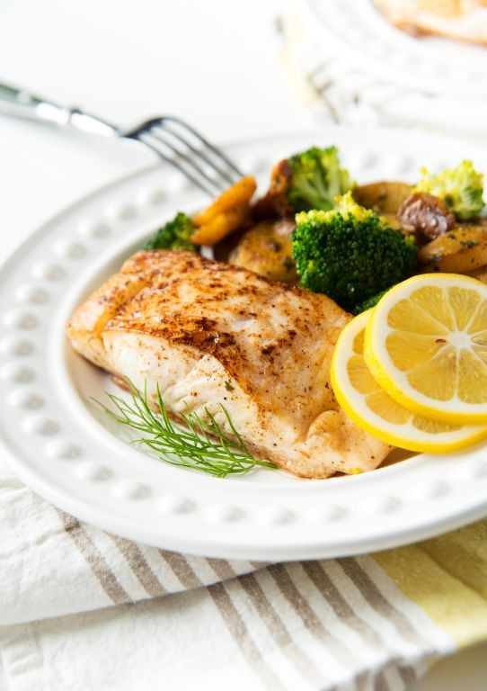 Baked Cod with Lemon and Dill