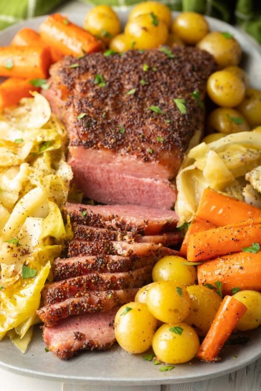 Baked Corned Beef and Sauerkraut Bake