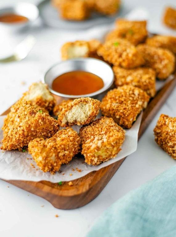 Baked Crispy Tofu Nuggets