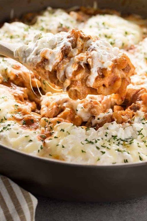 Baked Elbow Noodle Lasagna