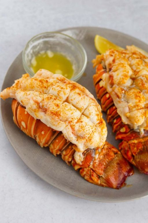Baked Lobster Tails with Drawn Butter