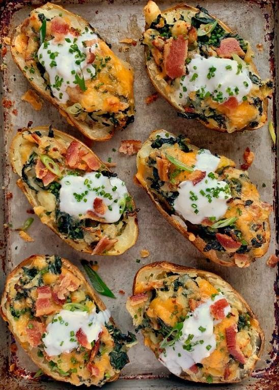 Baked Potatoes with Irish Cheddar