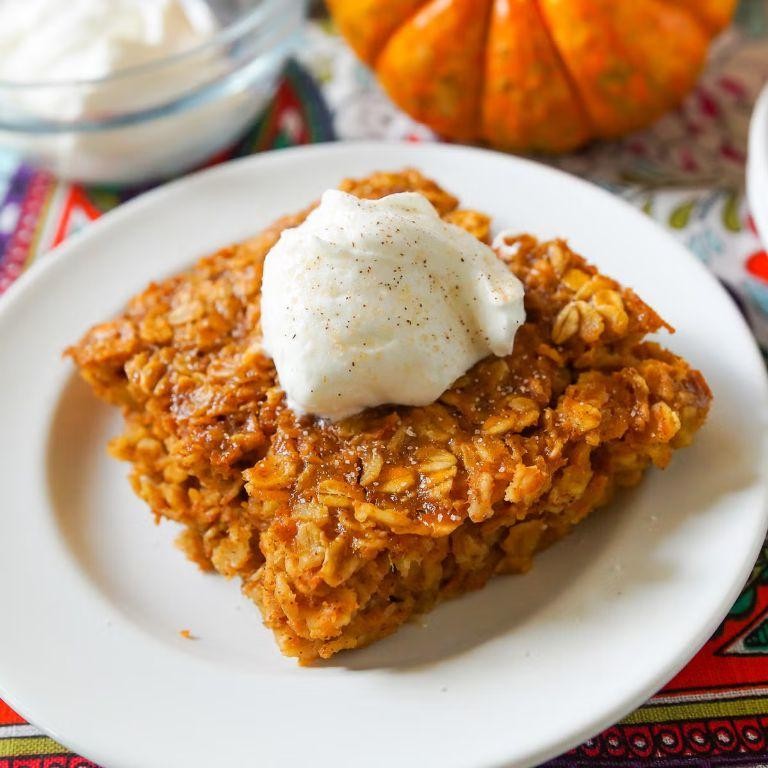 Baked Pumpkin Oatmeal