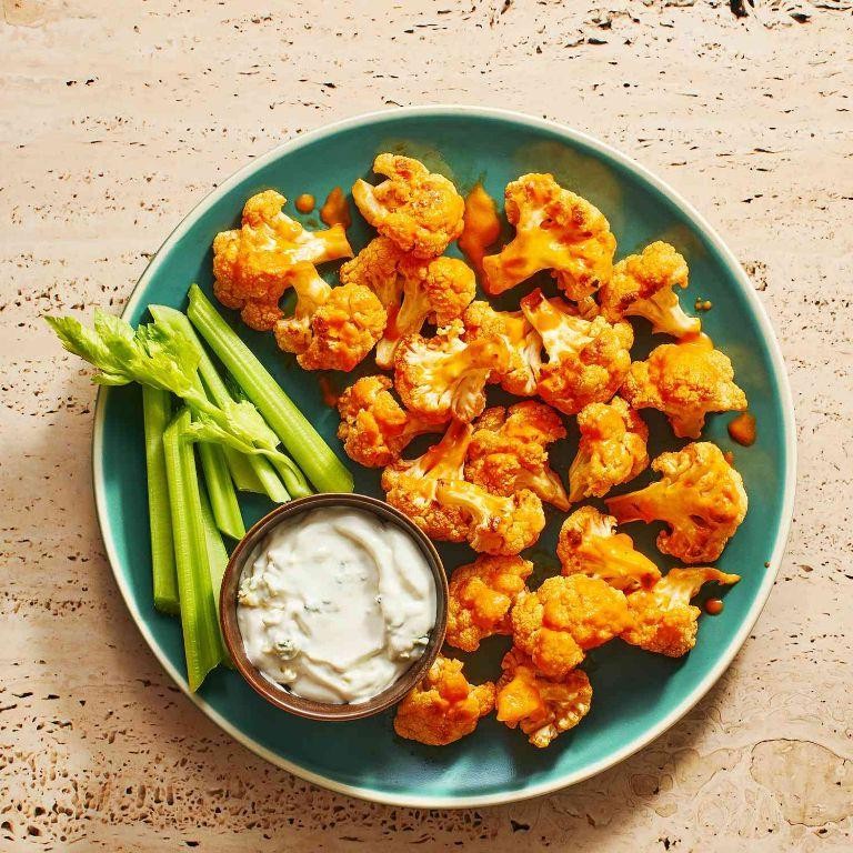 Baked Sriracha Cauliflower Bites