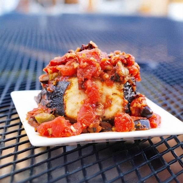 Baked Wahoo with Tomatoes and Olives