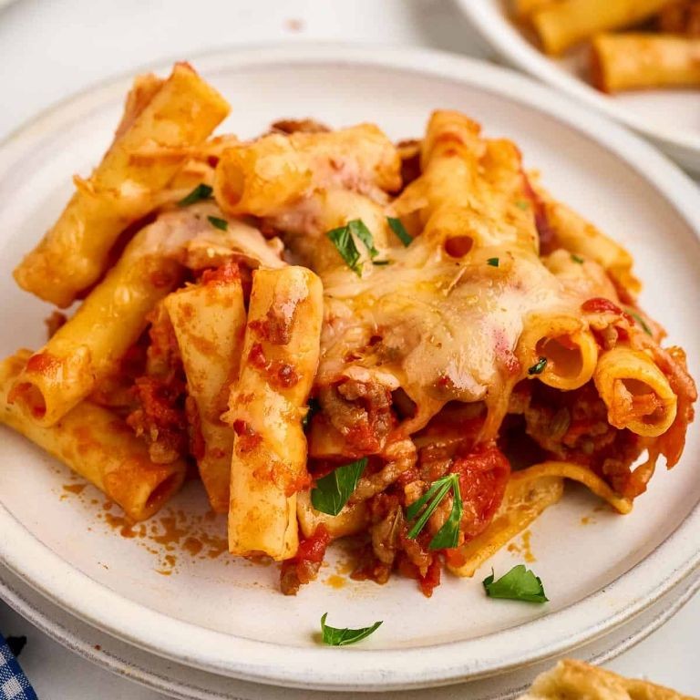 Baked Ziti with Italian Sausage