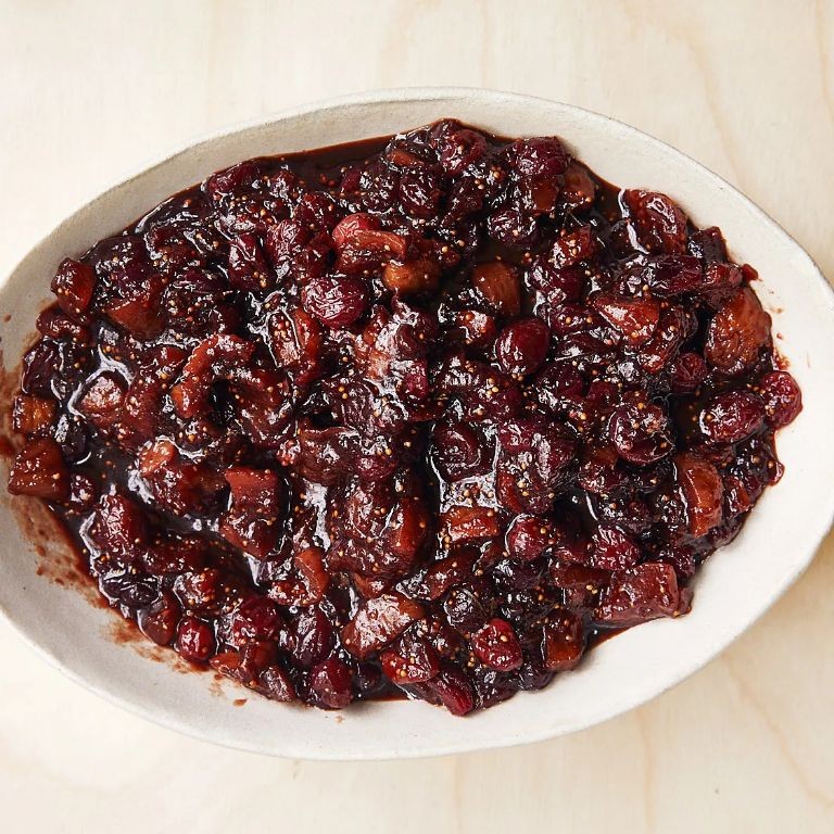 Balsamic Fig Cranberry Relish