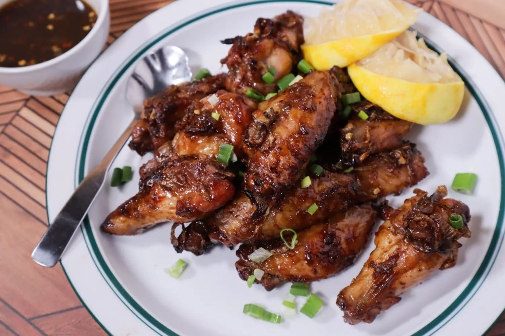 Balsamic Glazed Baked Chicken Wings