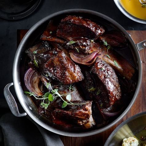 Balsamic Glazed Braised Short Ribs