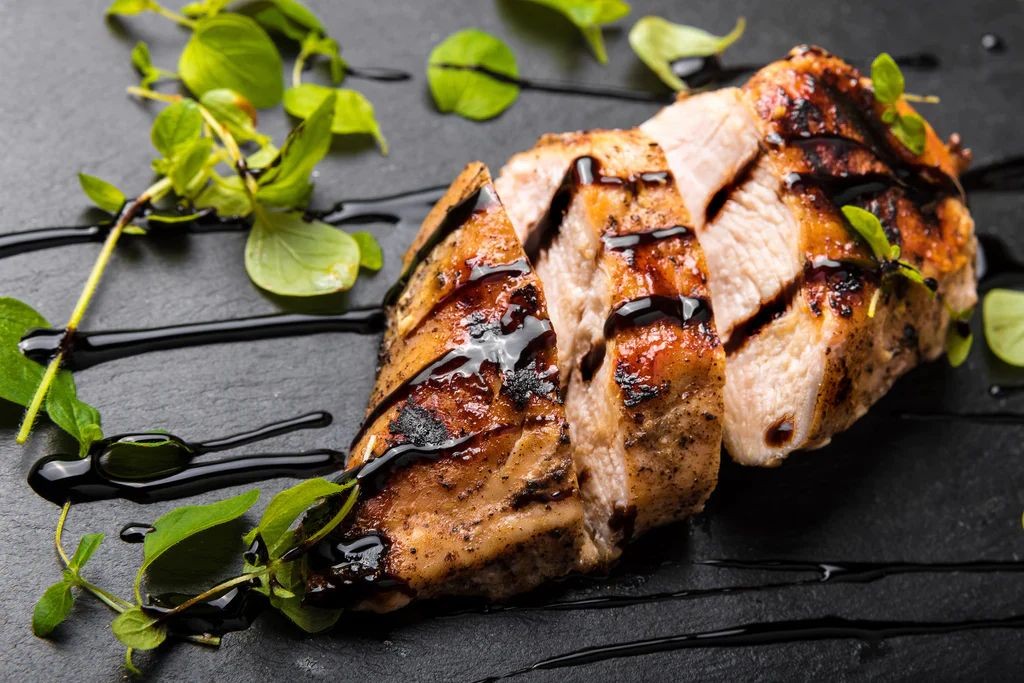 Balsamic Glazed Chicken Backs with Caramelized Onions