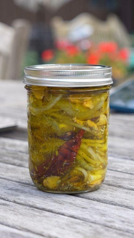 Balsamic Glazed Green Tomato Preserves