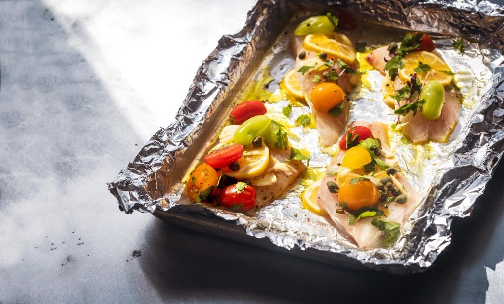 Balsamic Glazed Grilled Rockfish