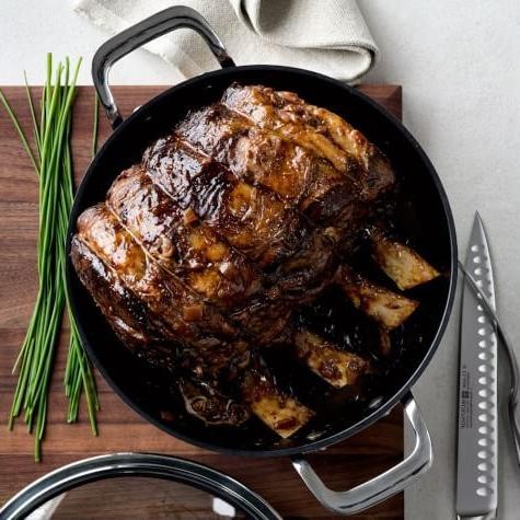 Balsamic Glazed Ribeye Roast