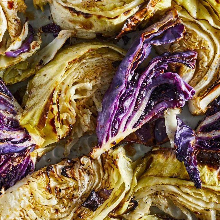Balsamic Glazed Roasted Cabbage