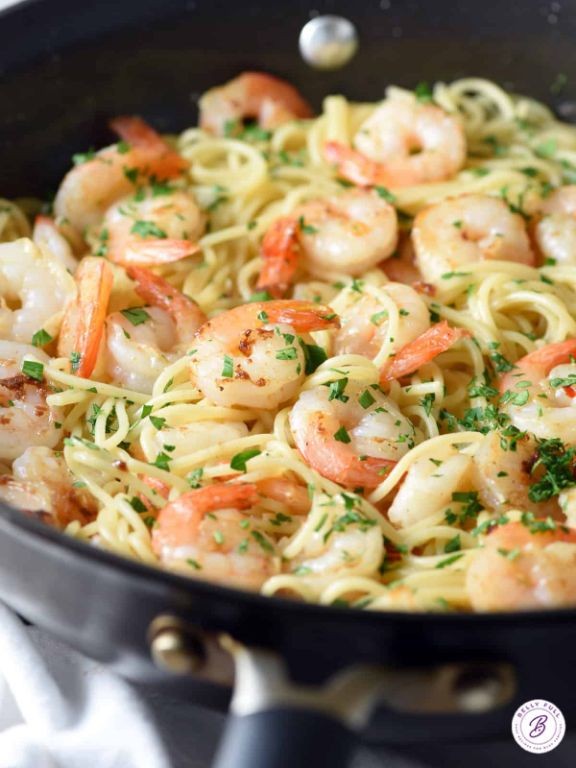 Balsamic Glazed Shrimp Penne