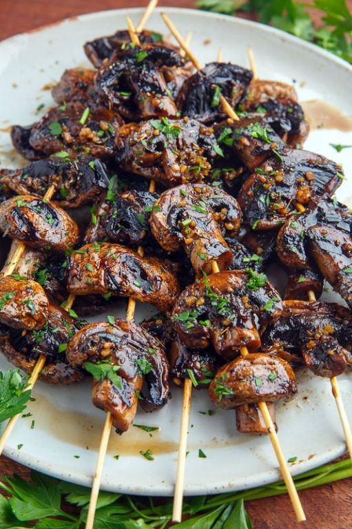 Balsamic Mushroom and Onion Grill Basket