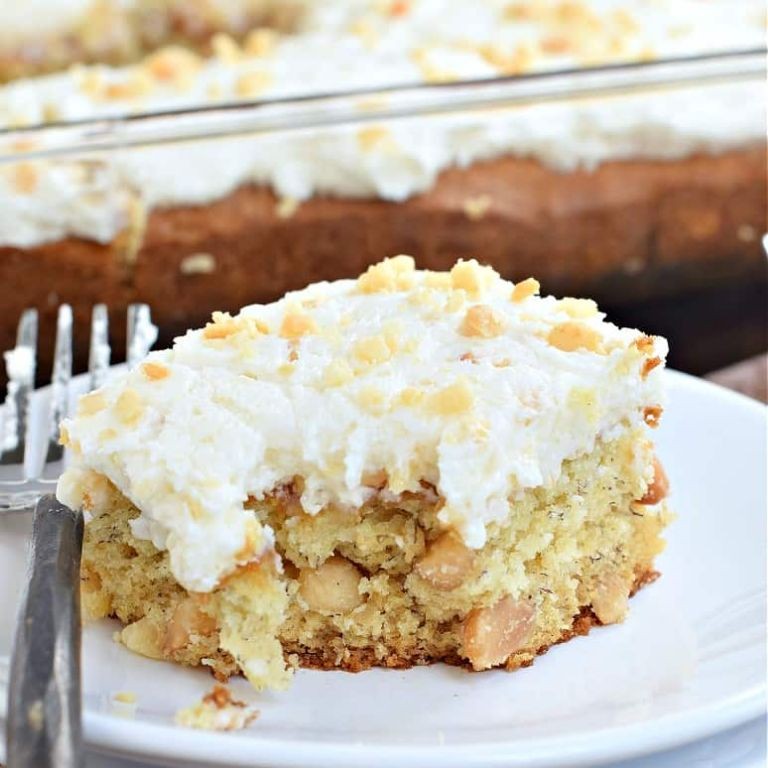 Banana Macadamia Nut Hawaiian Cake