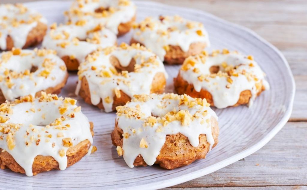 Banana Nut Baked Donuts