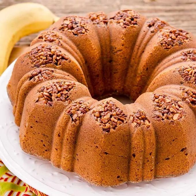 Banana Nut Pound Cake