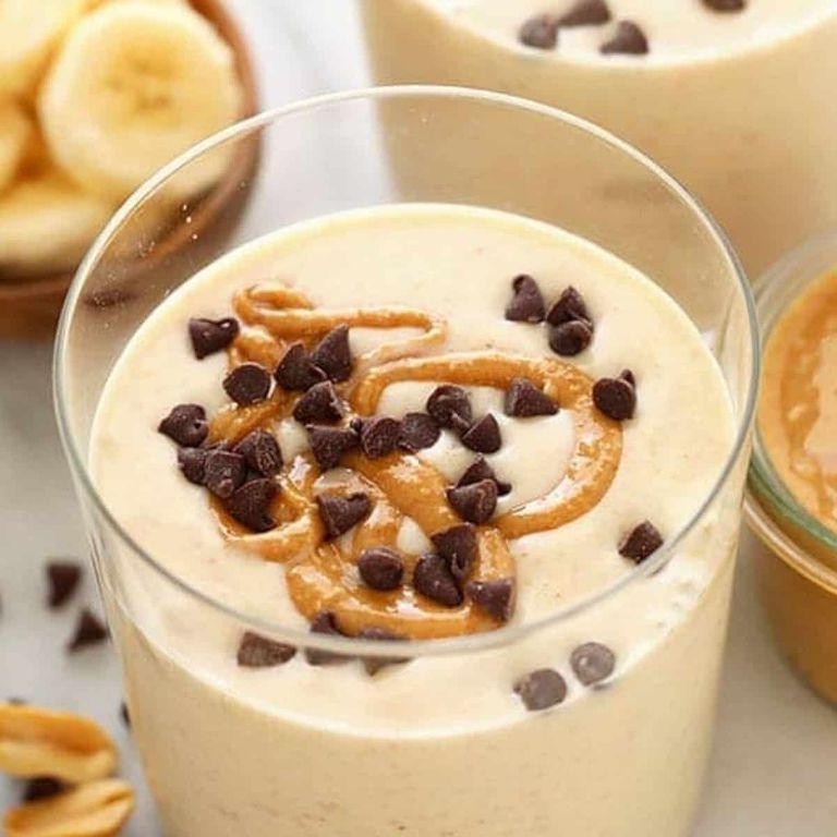 Banana Peanut Butter Greek Yogurt Shake