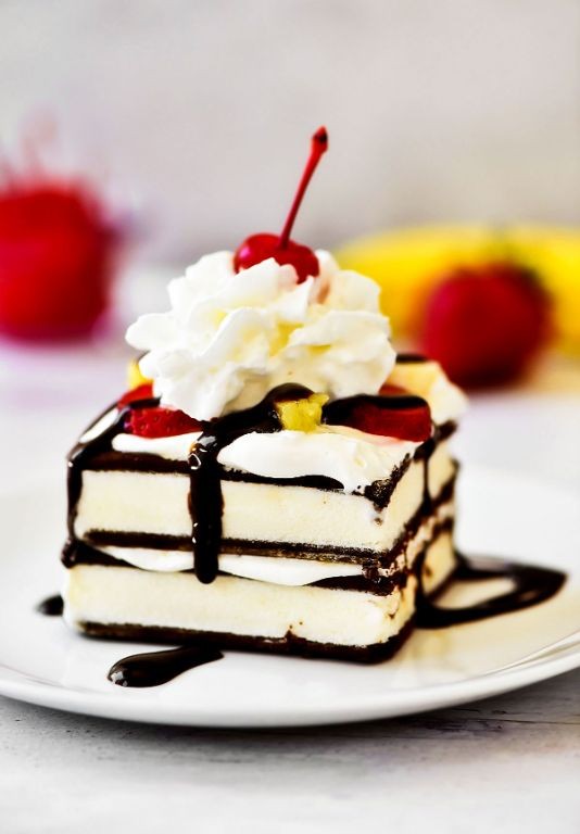 Banana Split Ice Cream Sandwiches