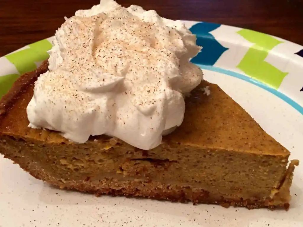 Banana Squash Pie with Cinnamon Whipped Cream