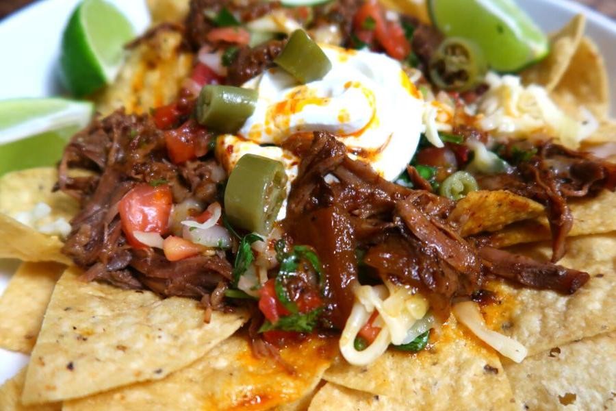 Barbacoa Nachos with Queso Fresco