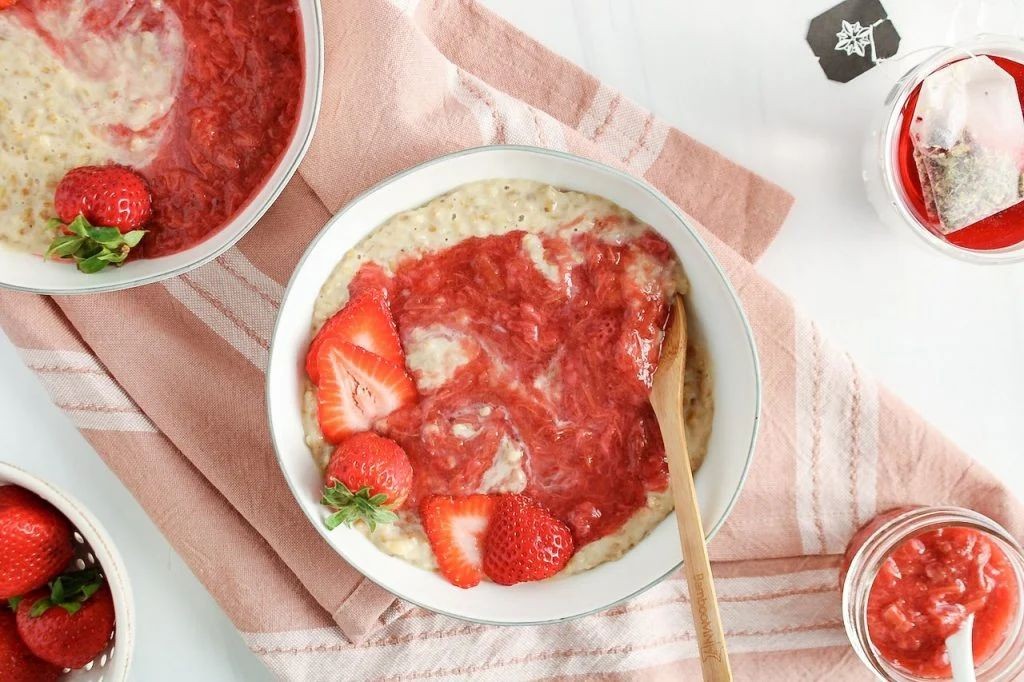 Barley Breakfast Bowl with Fresh Berries