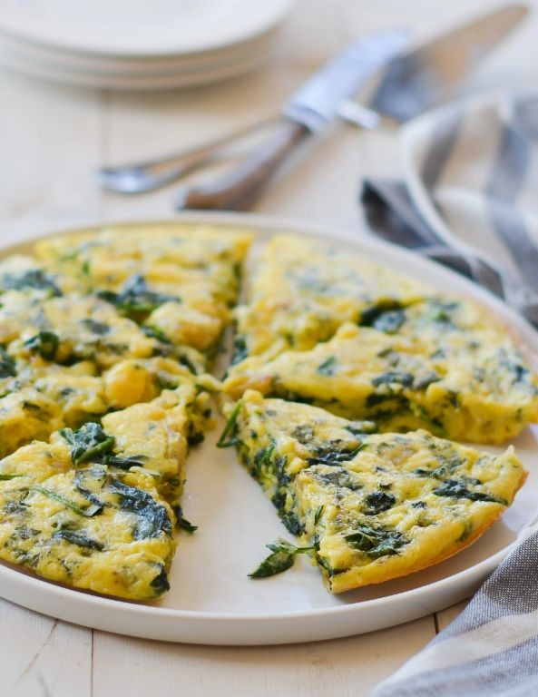 Barley and Spinach Frittata