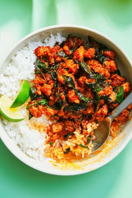 Basil Chicken Stir-Fry