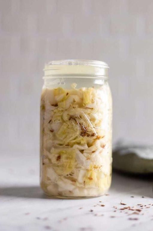Bavarian Sauerkraut with Caraway Seeds