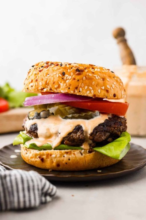 Beef Burgers with Secret Sauce