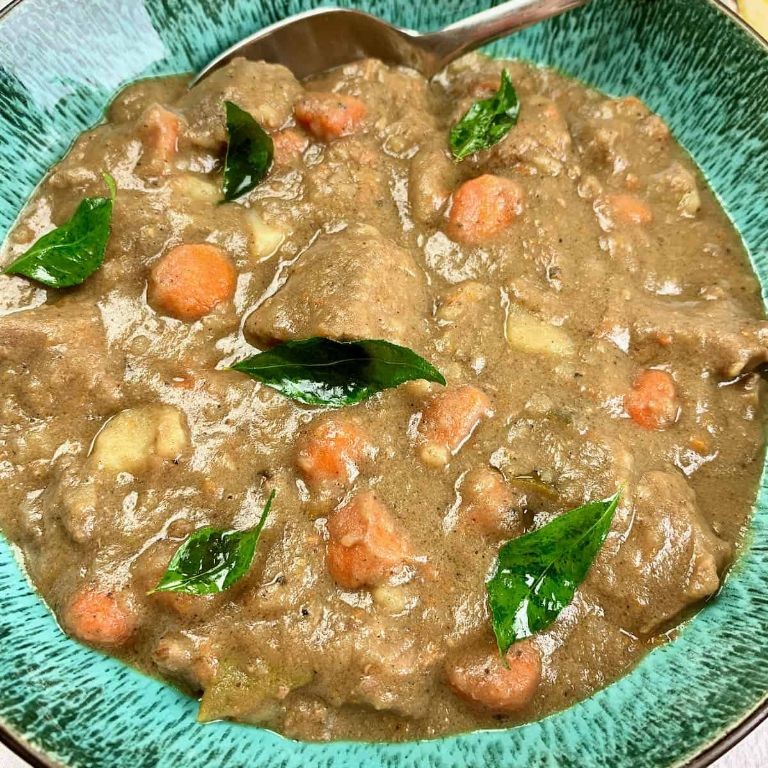 Beef Chettinad with Coconut Milk