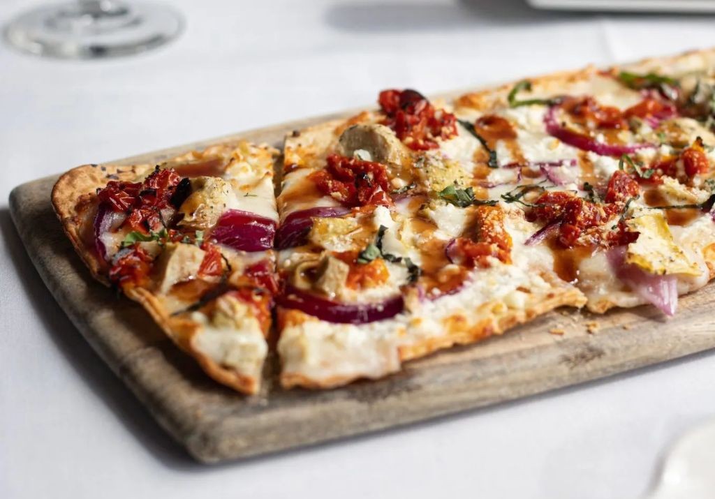 Beef Sausage and Onion Pizza